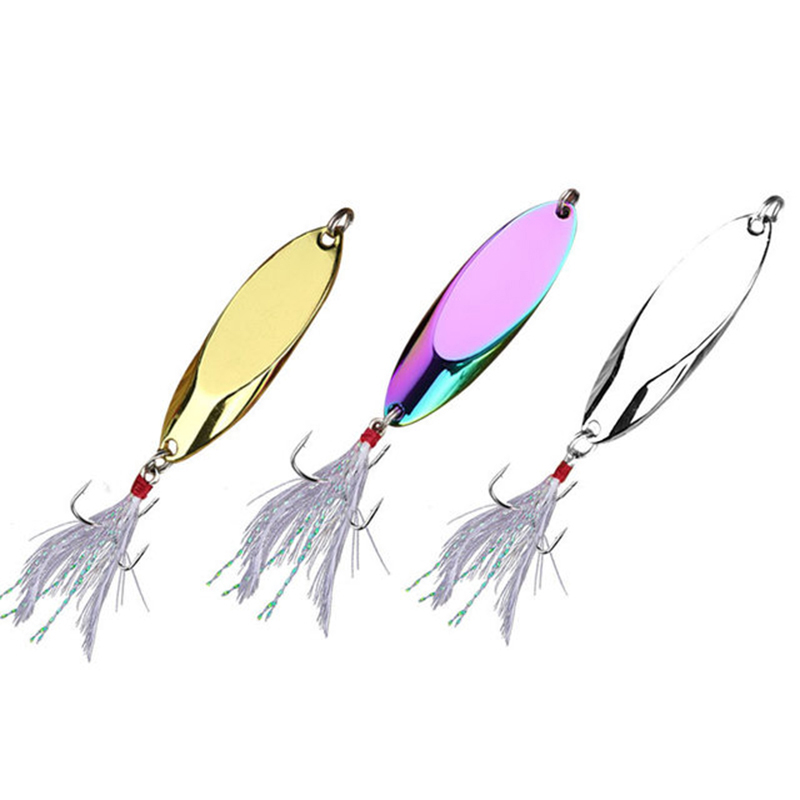 Fishing Lure Spoon - 1 adet 2.5g-35g Metal Kaşık Cazibesi