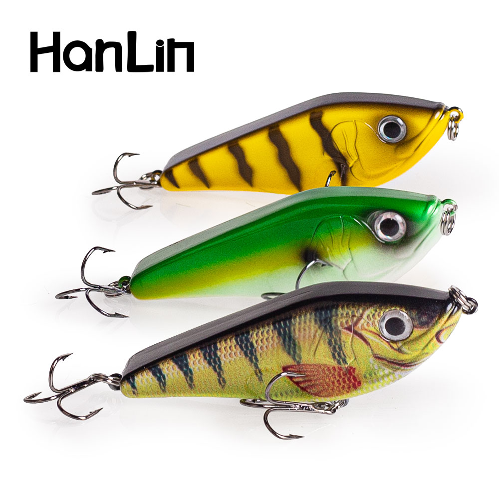 Fishing Lure Jerkbait - 80mm/15.5g Muskies Jerkbait Pike Balıkçılık Yemi