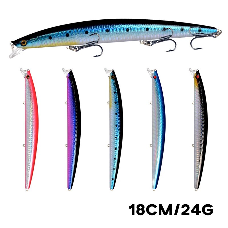 Fishing Lure Crankbait - Minnow Balıkçılık Cazibesi Lazer Sert Yapay