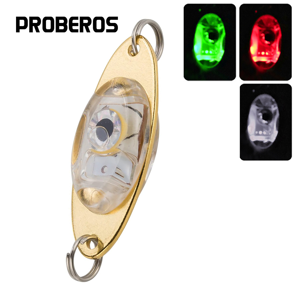 Fishing Lure Spoon - PRO BEROS LED balıkçılık derin damla