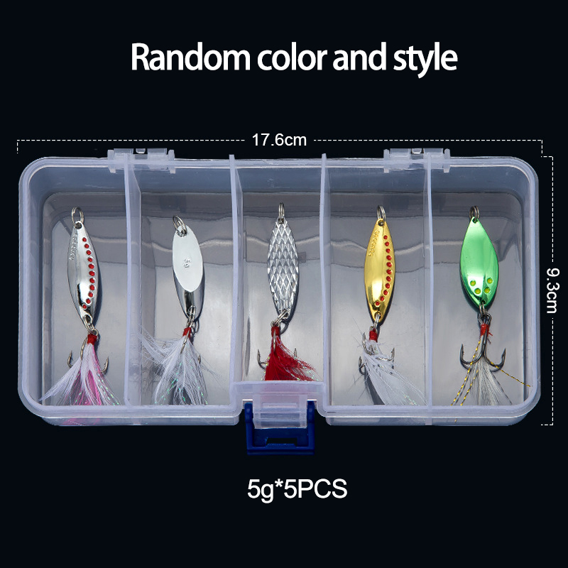 Fishing Lure Spoon - Metal Kaşık Spinner Balıkçılık Cazibesi 5g