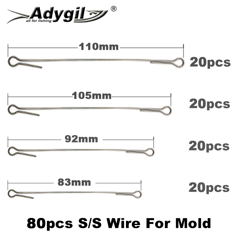 Fishing Lure Jig - Adygil DIY balıkçılık 80 adet S/S