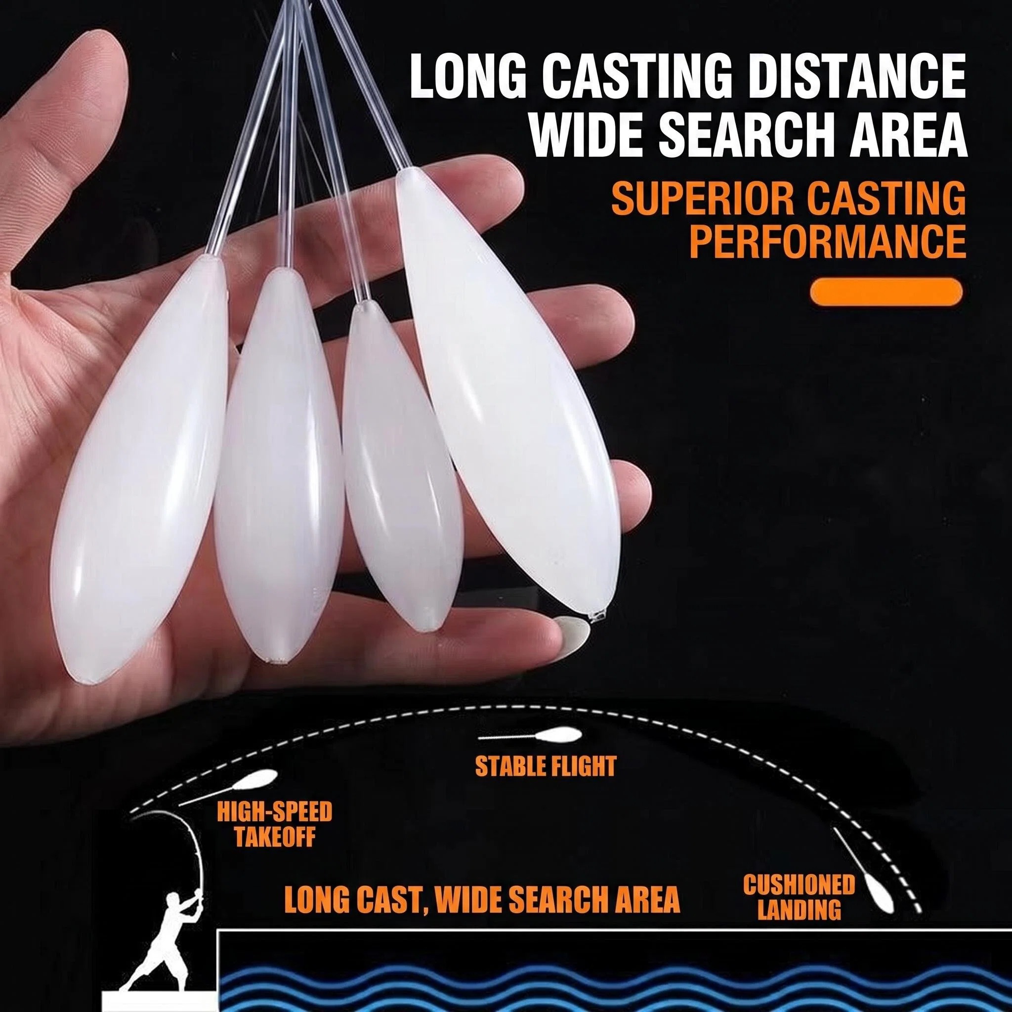 Fishing Lure Topwater - Balıkçılık Şamandırası Yukarı Yönlü Yüzen Şamandıra