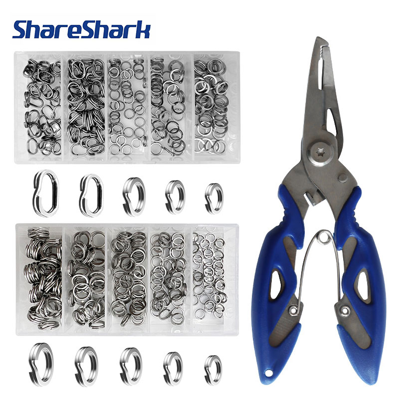 Fishing Lure Kit - ShareShark 200 adet Paslanmaz Çelik Bölünmüş