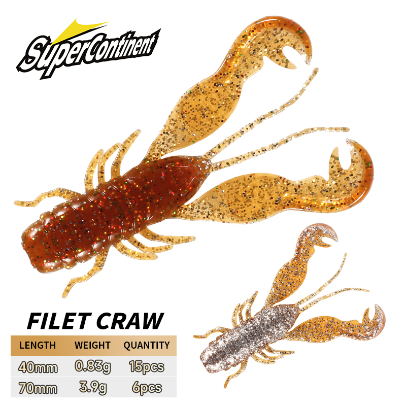 Fishing Lure Soft Plastic - 2023 Süper Kıta Filet Tarama Yem
