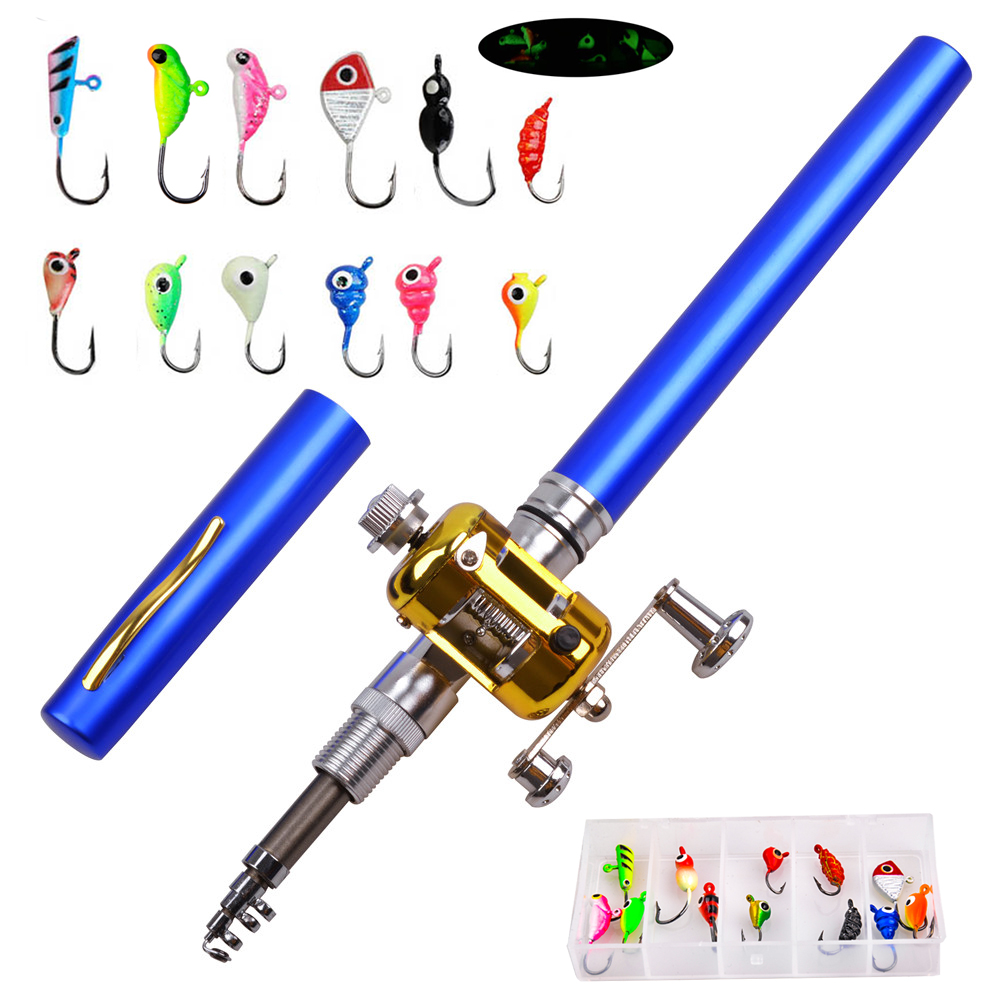 Fishing Lure Jig - Mini buz olta Combo ile 12