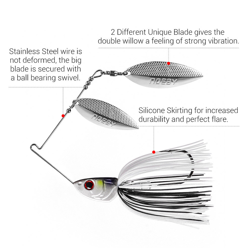 Noeby Spinnerbait 10.5g 14g 21 - Fishing Lure Blade Bait incelemesi ve fiyatı