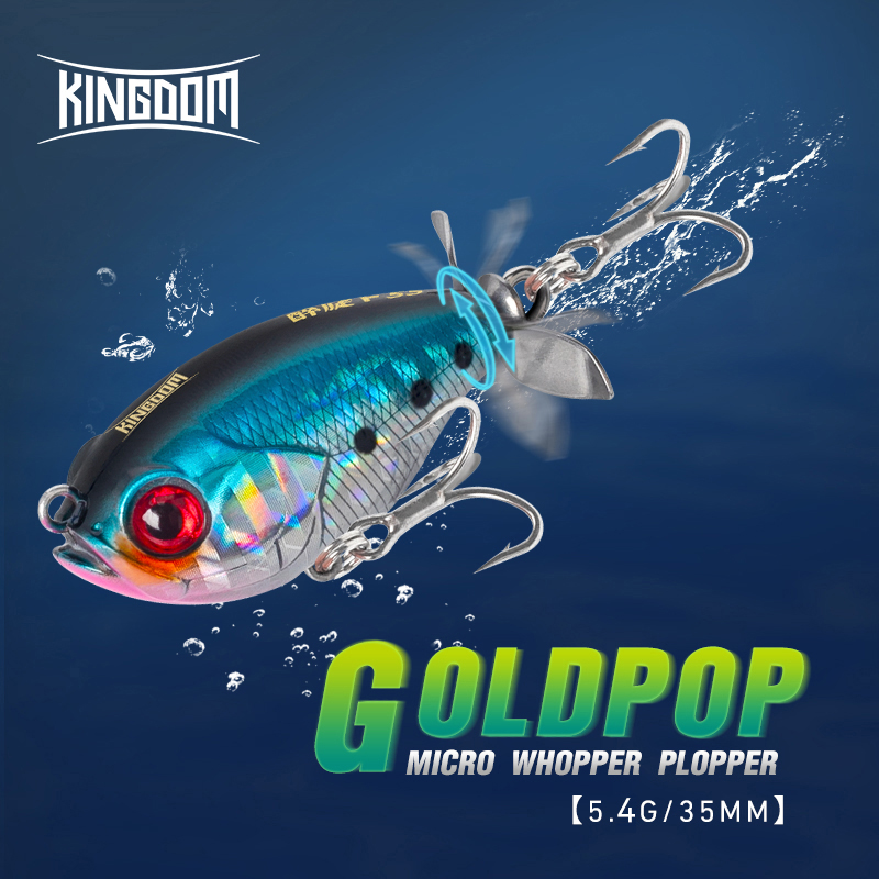 Krallık pervane Topwater Poppe - Fishing Lure Popper incelemesi ve fiyatı