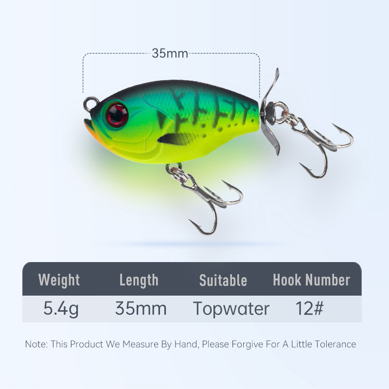 Krallık pervane Topwater Poppe - Fishing Lure Popper incelemesi ve fiyatı