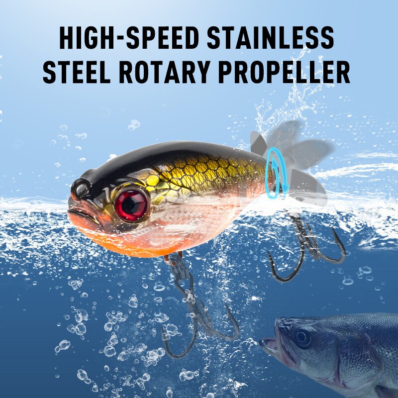Krallık pervane Topwater Poppe - Fishing Lure Popper incelemesi ve fiyatı