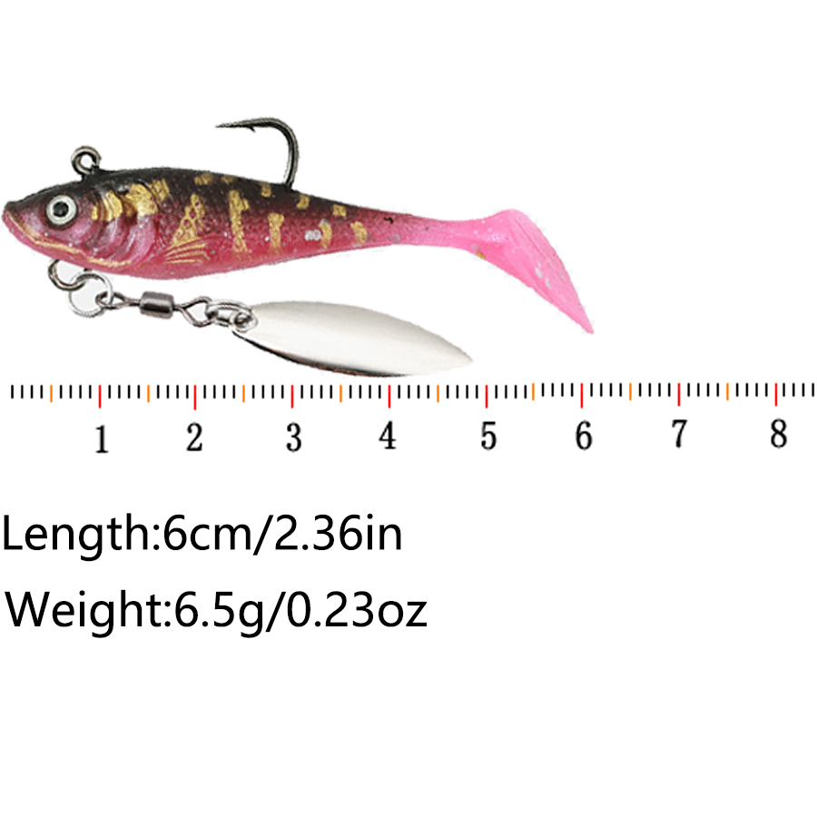 5 adet T-kuyruk yumuşak yem ya - Fishing Lure Swimbait incelemesi ve fiyatı