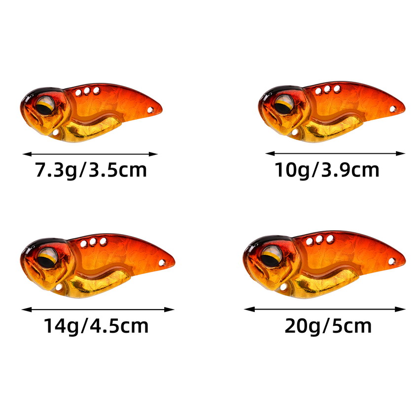 6 adet Metal VIB Balıkçılık Lu - Fishing Lure Blade Bait incelemesi ve fiyatı