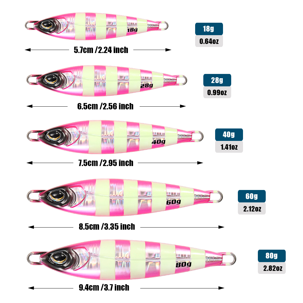 JIGGING PRO Metal Jig BONY Spo - Fishing Lure Spoon incelemesi ve fiyatı