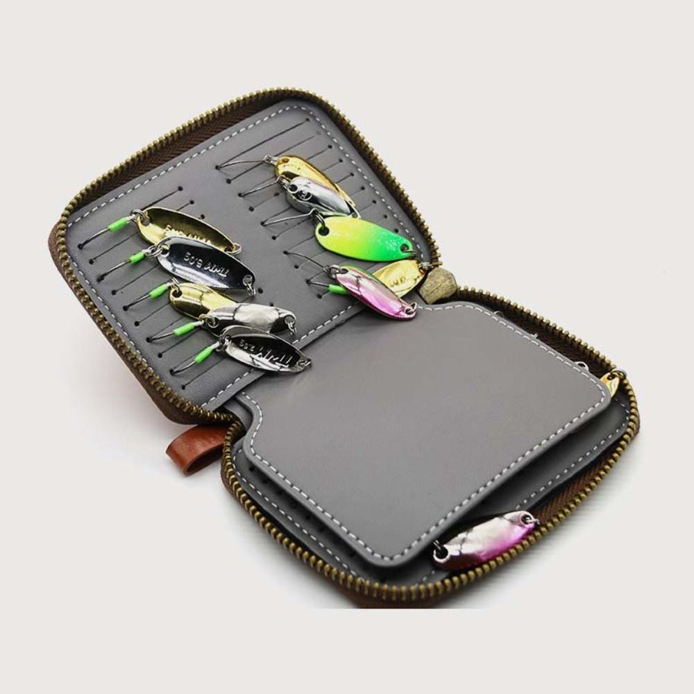 PU Deri Yem Cüzdan Çantası Yem - Fishing Lure Spinner incelemesi ve fiyatı
