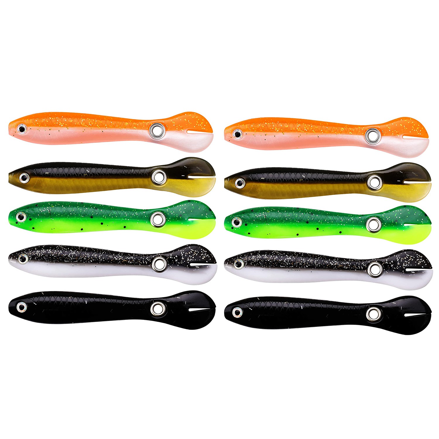 10 adet Yumuşak Balıkçılık Caz - Fishing Lure Swimbait incelemesi ve fiyatı