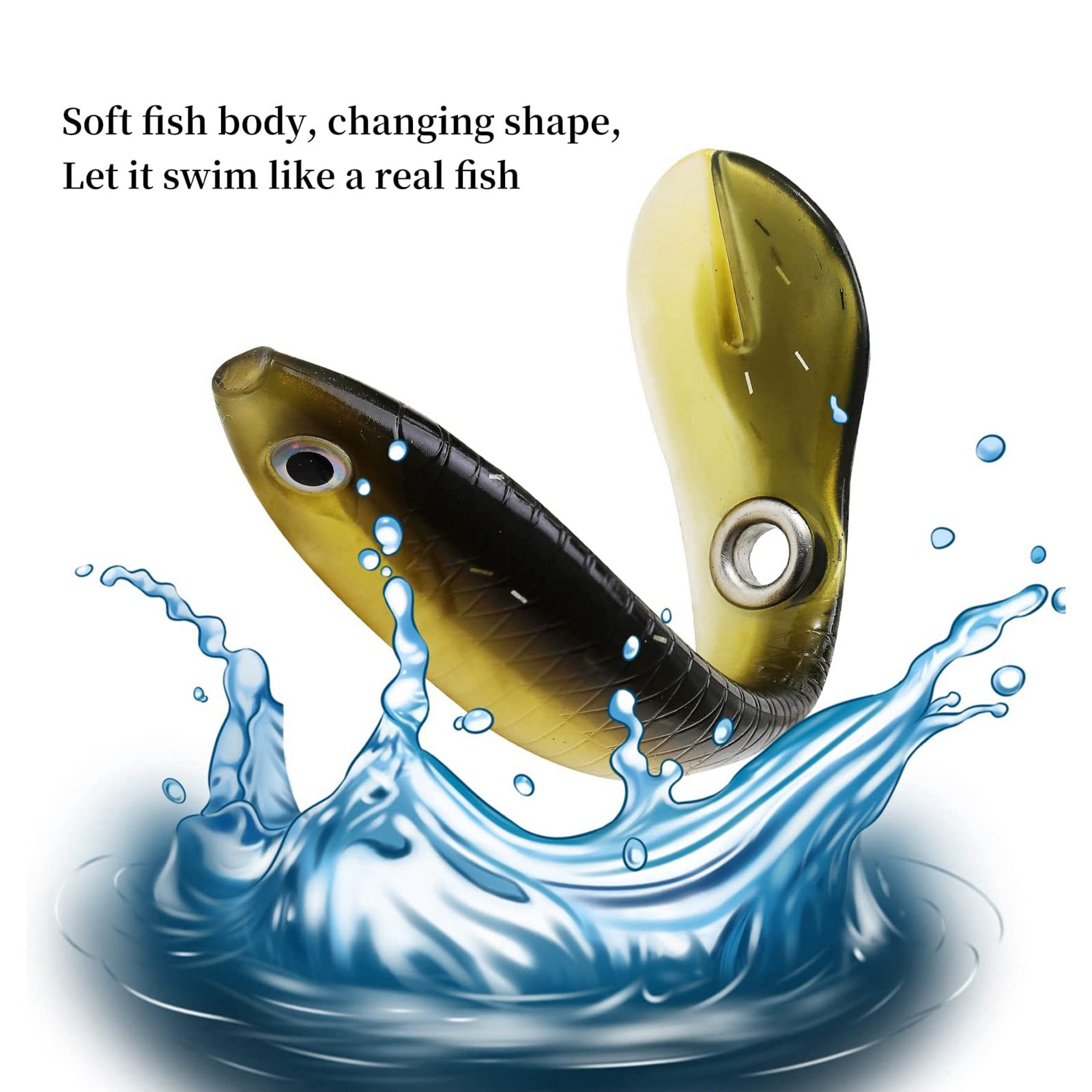 10 adet Yumuşak Balıkçılık Caz - Fishing Lure Swimbait incelemesi ve fiyatı
