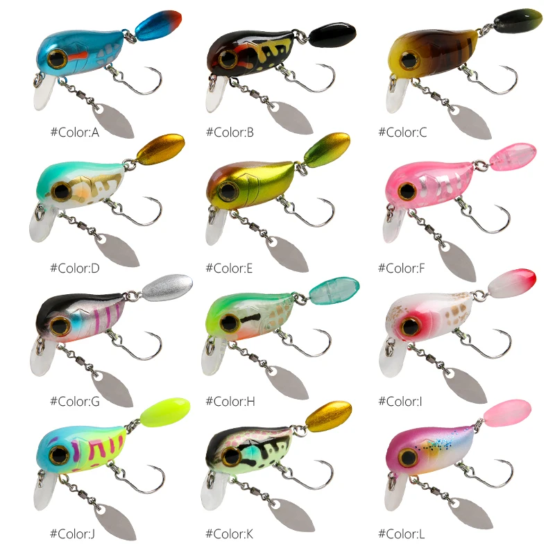 Yüzen Mikro Crankbaits 30mm2g  - Fishing Lure Crankbait incelemesi ve fiyatı