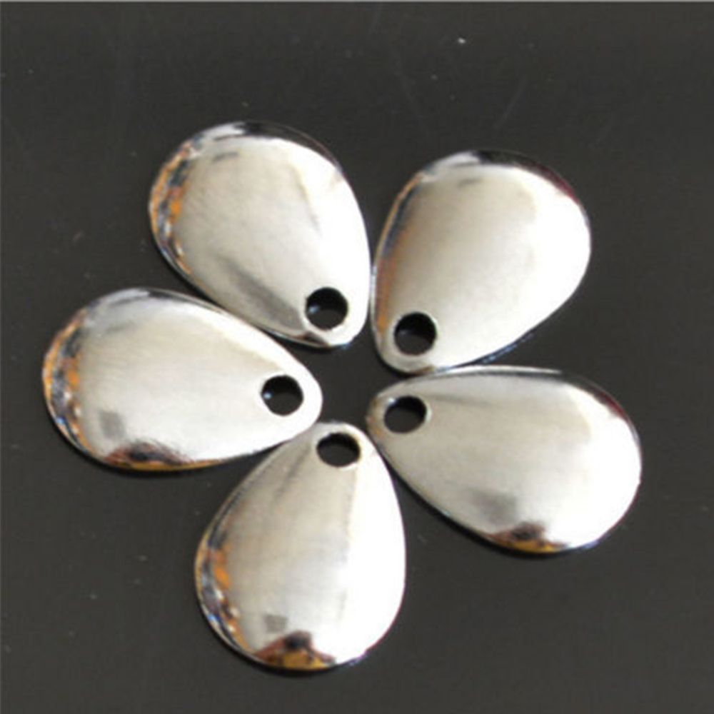 50 adet gümüş pürüzsüz nikel S - Fishing Lure Spoon incelemesi ve fiyatı