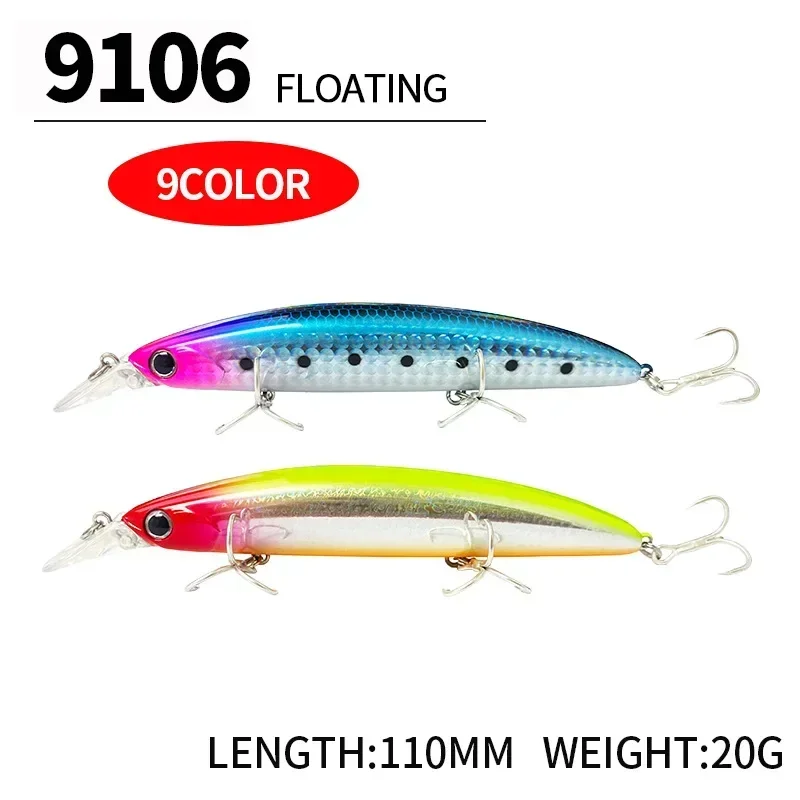 Yüzen Minnow Balıkçılık Lures  - Fishing Lure Topwater incelemesi ve fiyatı