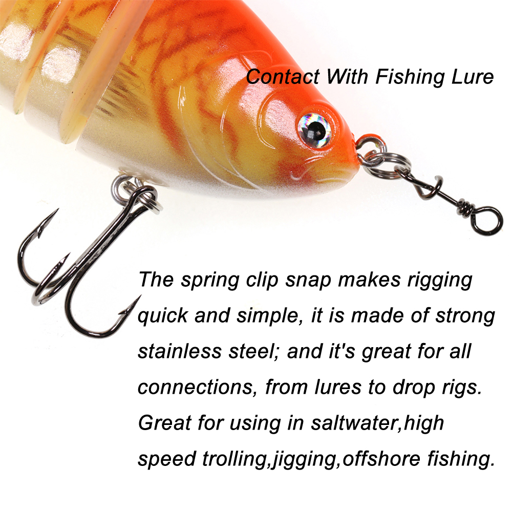 Bimoo 50 adet Paslanmaz Çelik  - Fishing Lure Accessories incelemesi ve fiyatı