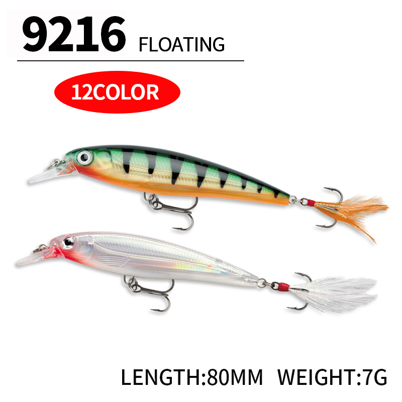 Yüzer Minnow balıkçılık Lures  - Fishing Lure Jerkbait incelemesi ve fiyatı