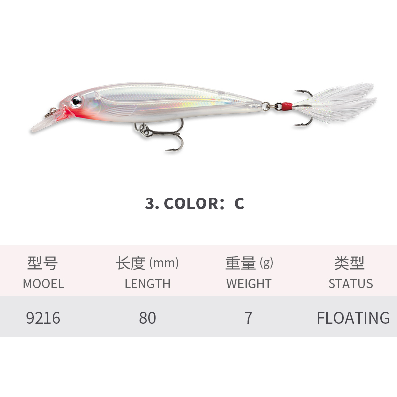 Yüzer Minnow balıkçılık Lures  - Fishing Lure Jerkbait incelemesi ve fiyatı