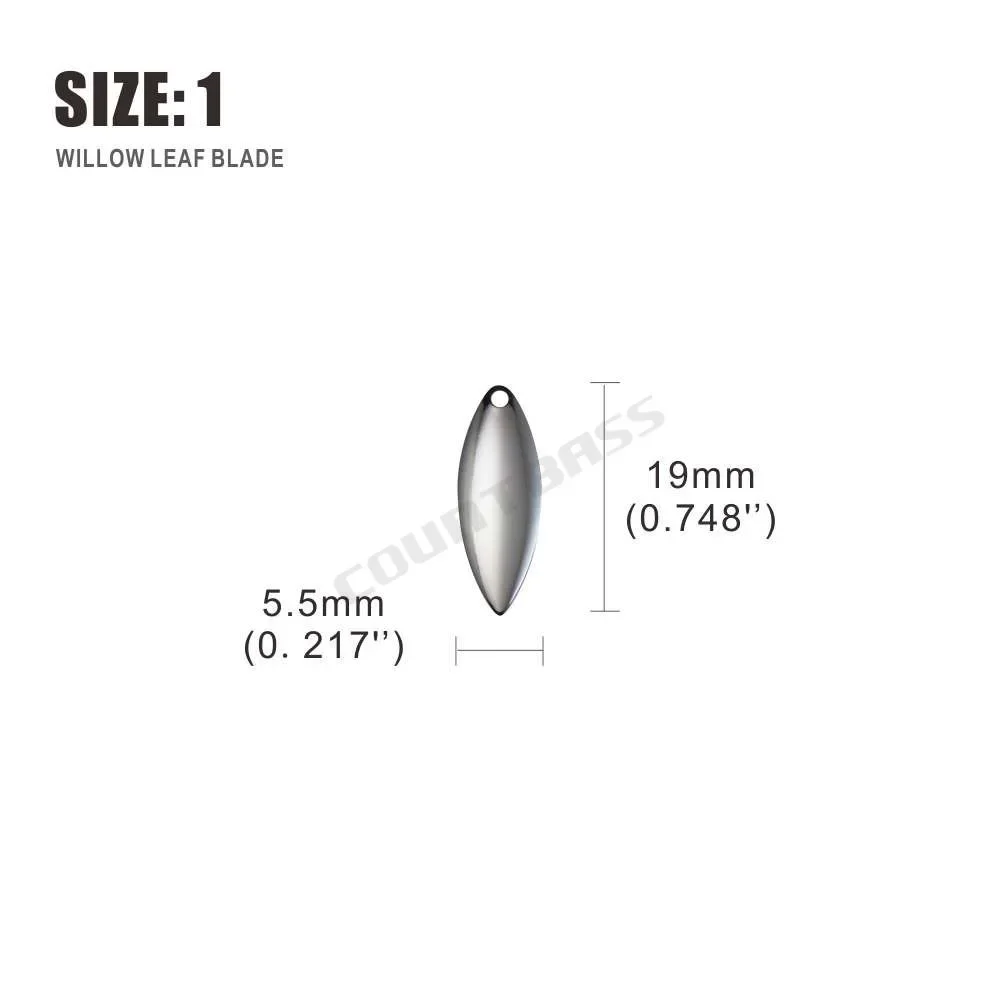 Countbass 50 adet Boyutu 1-6 N - Fishing Lure Blade Bait incelemesi ve fiyatı