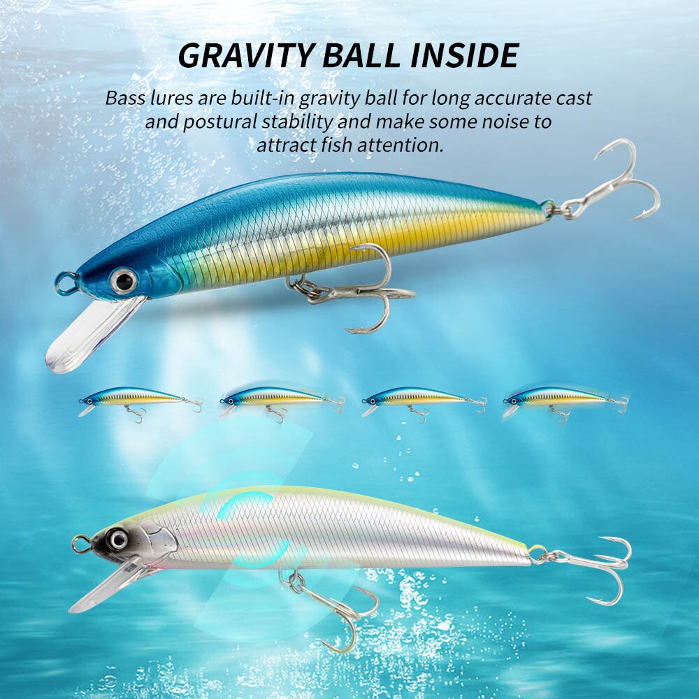 Balıkçılık cazibesi batan Minn - Fishing Lure Jerkbait incelemesi ve fiyatı