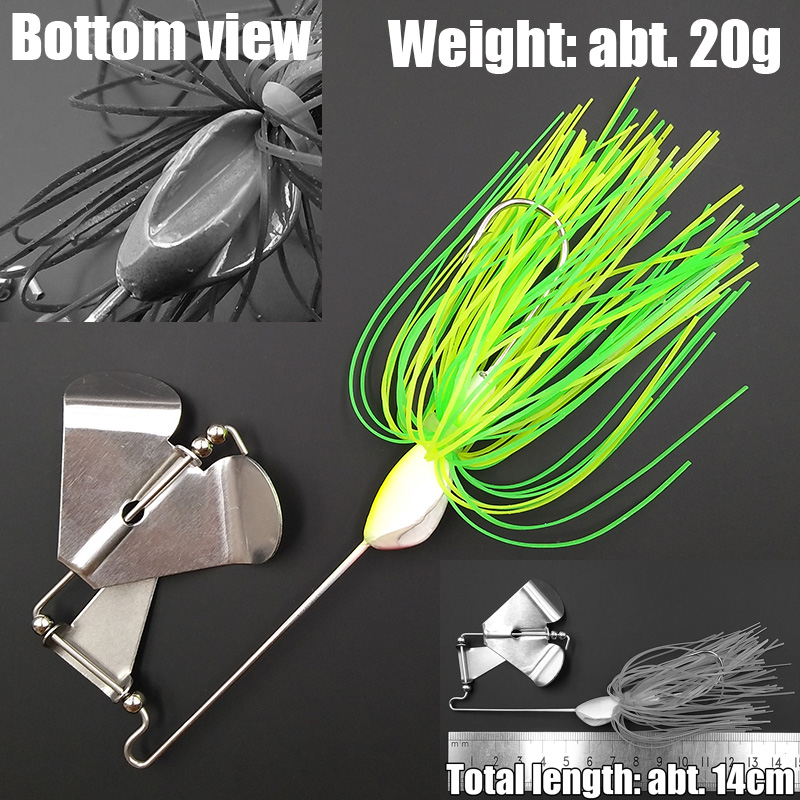 wusanban Lunker Spinner Yemler - Fishing Lure Buzzbait incelemesi ve fiyatı